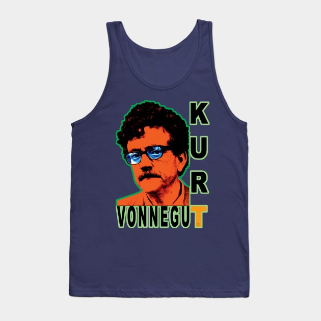 Kurt Vonnegut Tank Top by Exile Kings 